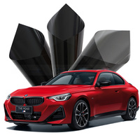OMAR FILM FACTORY OM-Q05100 Vente en gros Film PET pour vitres de voiture Rouleau de vinyle anti-rayures résistant aux UV avec protection de la vie privée pour voitures