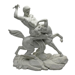 Estatua de <span class=keywords><strong>Centauro</strong></span> Griego Saltando Personalizada con Arco y Flecha, Tallada a Mano, Tamaño Real, Escultura Moderna de Mármol para Jardín de Villa, Parque - Norton - Product Image 6