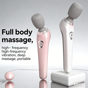 ไม้กายสิทธิ์นวดแบบพกพา ชาร์จไฟได้ ผลิตจากวัสดุ ABS อุปกรณ์นวดสำหรับใช้ที่บ้านและเล่นกีฬา สำหรับผ่อนคลายกล้ามเนื้อใบหน้าและขา - Product Image 6