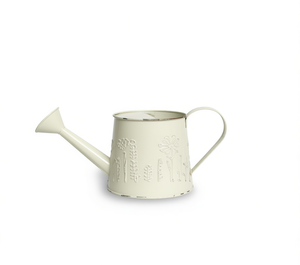 Regadera Metálica de 850 ml con Diseño Floral en Relieve para Jardín - Product Image 1