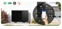 Bomba de Calor Monobloque de Aire a Aire Sunrain R290 6-18KW A+++ -25 ° Inversor de Corriente Continua con WiFi para Calefacción, Refrigeración y Agua Caliente para Hogar y Comercio
