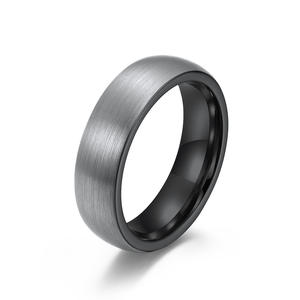 Men's Matte Brushed Tungsten Steel <b>Ring</b> 4mm 6mm 8mm Fashion Jewelry Gift - Product Image 1