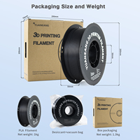 Yuan Yang Fabrikant Directe Verkoop 3d Printing Pla Filament 1.75Mm 3d Plastic Staaf 3d Printer Milieuvriendelijk Gemakkelijk Af Te Drukken Gestempeld