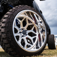 Camionnette NJQS Super Single Truck 6x5.5, camionnette 24x12 8x6.5 pour ram chevy C10, roues forgées