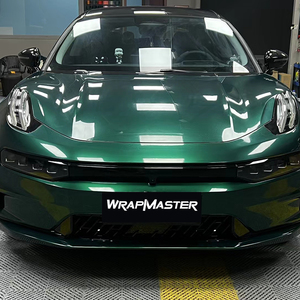 Wrapmaster 1.52*17m PET Métallique Agate Vert PVC Vinyle Autocollants Changement De Couleur Anti-Rayures Voiture/Moto Wrap Vinyle - Product Image 1