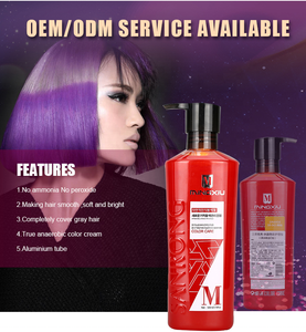 Fabbrica 500ml Vegan Crutly Free Semi permanente temporaneo tinture per <span class=keywords><strong>capelli</strong></span> che cambiano colore <span class=keywords><strong>crema</strong></span> - Product Image 4