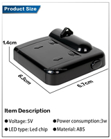 Projecteurs décoratifs sans fil HD, accessoires pour Tesla, BMW, Toyota, Mercedes, Volkswagen, Audi, Honda, éclairage de bienvenue pour les portes de voiture