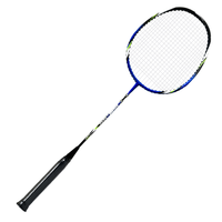 Raquette de badminton légère en fibre de carbone haute tension, haute qualité, amateur, junior, raquette monobloc