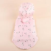 Imperméable pour chien de compagnie motif dessin animé, vêtements imperméables pour chiens de petite et moyenne taille, veste de pluie pour chiot, fournitures pour animaux de compagnie