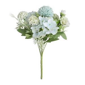 برومي جديد آشلاند 9 رؤوس باقة القرنفل أرجواني صناعي لعيد الأب مهرجانات عيد الميلاد حشوات بالجملة للزينة - Product Image 5