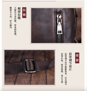 Mochila Andong para Mujer, Cuero Vacuno Genuino, Estilo Vintage, Elegante, Bolso de Hombro para Dama, Gran Capacidad, Mochilas Retro - Product Image 6
