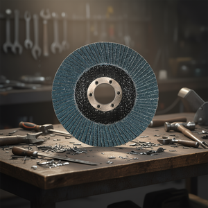 Disque à lamelles plates en zirconium Ttake Ab6200 Series 6, 115x22 mm, pour le meulage des métaux - Product Image 3