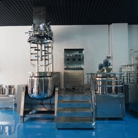 Machine de production de shampooing à la vapeur Crème cosmétique Savon liquide Chauffage Mélange Homogénéisateur Mélangeur émulsifiant Équipement de réservoir de mélange