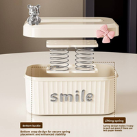 Boîte à mouchoirs en plastique chic et luxueuse multi-usages pour la maison, le salon, la table à thé, le restaurant, l'organisation du bureau