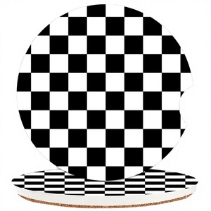 Set de table rond en céramique motif araignée sombre pour Halloween, style minimaliste moderne, ambiance festive, imperméable, anti-huile, antidérapant, résistant à la chaleur - Product Image 2