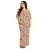Ensemble 2 Pièces Tendance pour Femme : Haut à Manches Courtes et Robe Longue Imprimé Floral Hawaïen – Vêtements Décontractés Amples pour l'Été (Vente en Gros, Personnalisable)