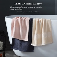 Ensemble de serviettes de bain de luxe en coton 100% gaufré diamant, couleur Morandi, doux, très absorbant, épais, pour spa et hôtel