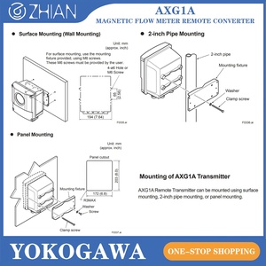 Transmisor Remoto Original AXG1A, Convertidor de Medidor de Flujo Electromagnético Serie ADMAG TI con Comunicación HART - Product Image 4