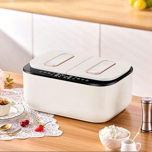 Nouvelle Conception de Cuiseur à Riz Électrique 5 Litres avec Revêtement Intérieur en Céramique, Cuiseur à Riz Double Pot Adapté au Micro-ondes - Product Image 4