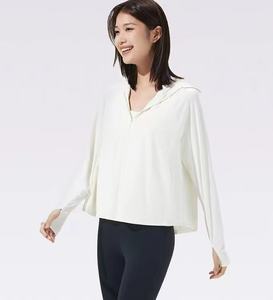 Camisas Casuais Femininas Listradas em Azul e Branco de Manga Longa com Gola Clássica de Alta Qualidade para Primavera Verão com Botão - Product Image 2