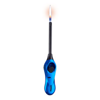 Briquet de cuisine électrique coupe-vent, torche à flamme nue, allumeur à long bec flexible en métal pour cuisinière à gaz, barbecue, camping, vente en gros, OEM, ODM
