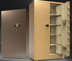 Caja fuerte de almacenamiento de tamaño personalizado, caja de seguridad de acero con cierre de caja fuerte para almacenamiento de dinero en oficina