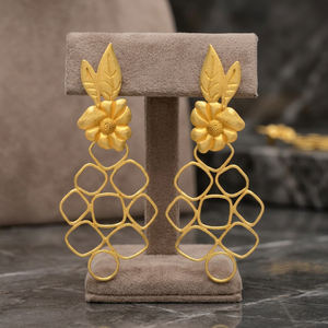 Pendientes de Latón Hechos a Mano al por Mayor, Chapados en Oro de 24k, Chapados en Oro de 18k, Chapados en Rodio, Étnicos, Unisex - Product Image 2