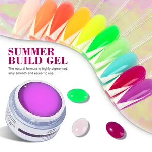 Nail Wholesale Summer Build Gel for Nail Art Bright UV Build Gel