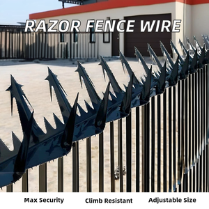 Heavy-Duty Powder Coated <strong>Metal</strong> <strong>Fence</strong> <strong>Spikes</strong> Anti-Climb Security and Intruder/Deterrent <strong>for</strong> Animals Wall <strong>Spike</strong> - Product Image 2