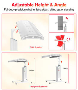 Panneau de luminothérapie infrarouge à haute puissance Suyzeko de dernière génération 300mw/cm2, lumière pulsée 1-20000hz, réglage de la lumière LED - Product Image 2