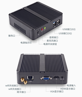 Mini PC Industrial Integrado Zkmagic OEM ODM, CPU Intel Celeron N2830 J1800 J1900, Windows 11 Linux, Mini Ordenador de Escritorio para Juegos