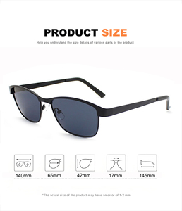 Gafas de Sol de Metal Mate para Hombre, Diseño Clásico, Alta Calidad, Tendencia 2025, Gafas de Sol Polarizadas para Conducir al Aire Libre - Product Image 4