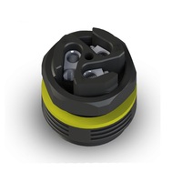 Conector de Cable Exceedconn IP68 de 3 Pines, 450V CA, Macho, Redondo, con Abrazadera de Tornillo, para Iluminación de Paisajes