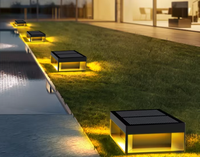Lampu Taman Grosir IP65 Dekoratif Lampu Pilar 3 Inci Lampu Pilar Luar Ruangan untuk Villa Taman Halaman Pagar Gerbang Eksterior