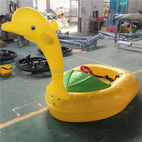 Haute qualité en plastique électrique pare-chocs bateau famille enfants piscine aire de jeux flotteur pas gonflable petit Mini Jet Boat parc aquatique en plein air