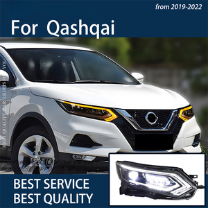 Gruppo Fari a LED per Nissan <span class=keywords><strong>Qashqai</strong></span> 2019 2020 <span class=keywords><strong>2021</strong></span> 2022 Faro Proiettore Luce Diurna Indicatore di Direzione Lampada 12V - Product Image 5