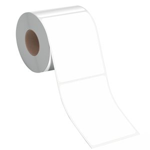 Étiquette thermique directe papier adhésif 5x3 pouces étiquette d'expédition thermique autocollant étiquette <span class=keywords><strong>impression</strong></span> thermique rouleau emballage code à barres autocollant - Product Image 1