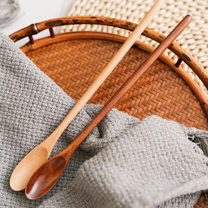 Cucharas Pequeñas <span class=keywords><strong>de</strong></span> Madera al por Mayor, Cucharas <span class=keywords><strong>de</strong></span> Especias, Cucharillas, Cucharas <span class=keywords><strong>de</strong></span> Madera Modernas con Mango Largo Personalizadas para Cocinar - Product Image 6