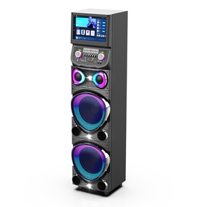 Dernier modèle de haut-parleur <span class=keywords><strong>DJ</strong></span> double 12 pouces, grande puissance TWS, avec entrée micro, pour karaoké extérieur et performances KTV - Product Image 2