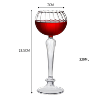 Meistverkauftes Kreatives Vintage-Cocktailglas Europäischer Stil Römische Säule Cocktailglas Champagner-Weingläser für Hochzeitsfeier