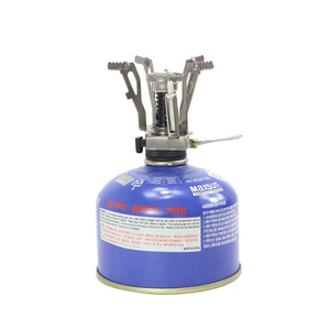 Mini estufa de Gas para acampar, utensilios de cocina, quemador portátil para acampar al aire libre, cocina - Product Image 4