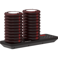 Serveur de sous-verre téléavertisseur de Restaurant sans fil Buzzer de Table de Restaurant 10 pièces Buzzer de café Buzzer de Service à la clientèle