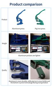 Paquete de seguridad de remache con cierre de 1000 piezas-Aparato de prensa manual duradero para creación de cordón y correa de atuendo - Product Image 6