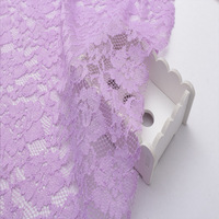 Nouveau tissu de dentelle de mode rayonne multicolore en coton pour tissu de vêtements pour femmes