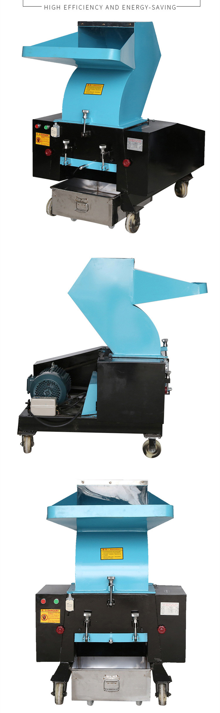 Waste PET plastic bottle/flakes shredder machine/plant