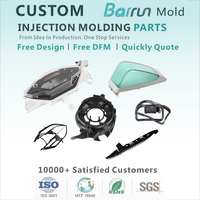 Moulage par injection de plastique ABS/PC/PA6, composants intérieurs et extérieurs automobiles, moule d'injection, RoHS CE, fabricants de moules d'injection