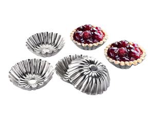 Mini moules à tartes ronds et cannelés individuels pour quiche <span class=keywords><strong>Moule</strong></span> à biscuits de 2 pouces Outil de cuisson pour desserts Cheesecake <span class=keywords><strong>Muffin</strong></span> - Product Image 4