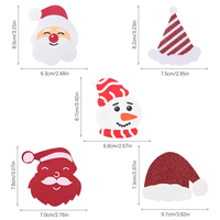 Santa Hat Festival Sexy Breast Pasties Sans couture et respirant Couverture de mamelon de Noël Accessoires intimes