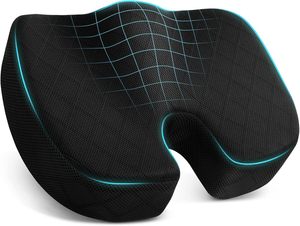 Fabrication et fourniture OEM ODM : Coussin de siège orthopédique anti-pression pour le soulagement des douleurs dorsales et cervicales, coussin de siège de voiture en mousse - Product Image 1