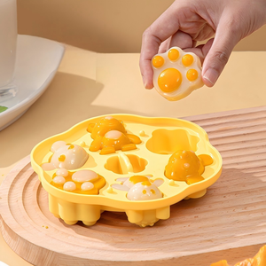 Moule à gâteau <span class=keywords><strong>en</strong></span> silicone <span class=keywords><strong>en</strong></span> <span class=keywords><strong>forme</strong></span> <span class=keywords><strong>de</strong></span> patte <span class=keywords><strong>de</strong></span> <span class=keywords><strong>chat</strong></span> pour aliments pour bébés, gâteau vapeur, outils <span class=keywords><strong>de</strong></span> cuisson pour cuisine et boulangerie, moules à pâtisserie résistants à la chaleur - Product Image 1